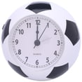 thumbnail image 1 of REGALWOVEN Spherical Mechanical Alarm Clock, Soccer-Shaped Design, Non-Tick Movement, Night Light for Teens White 4.5"L x 3.9"W x 4.3"H, 1 of 4