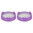 thumbnail image 1 of REGALWOVEN Sprouting Lids for Jar Stainless Steel Mesh Wide Mouth Cap Lids PP Plastic Mesh Purple, 1 of 5