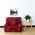thumbnail image 1 of REGALWOVEN Stretch Thick Sofa Slipcover Floral Printed Couch Protector, 1 Seater (35" - 51"), #7, 1 of 6