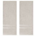 thumbnail image 1 of REGALWOVEN Striped Hand Towels, Cotton Soft Absorbent Bathroom Towel for Hand Drying and Face Washing Gifts Brown 4-Piece, 1 of 5