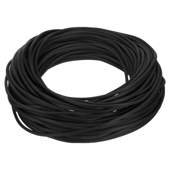 REGALWOVEN Screen Spline, 0.12"x65.6ft Round Window Screen Repair Retainer Spline Black
