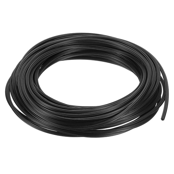 REGALWOVEN TPE Screen Spline, 0.16"x39.4ft Round Window Screen Repair Retainer Spline Black