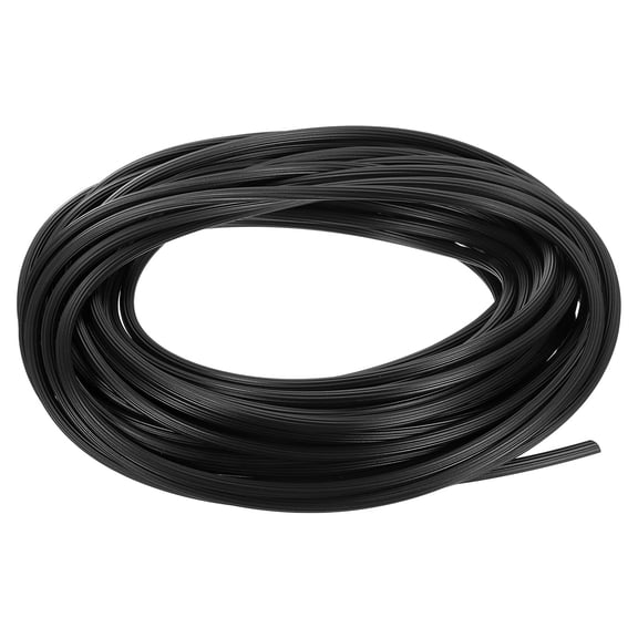 REGALWOVEN TPE Screen Spline, 0.18"x39.4ft Round Window Screen Repair Retainer Spline Black