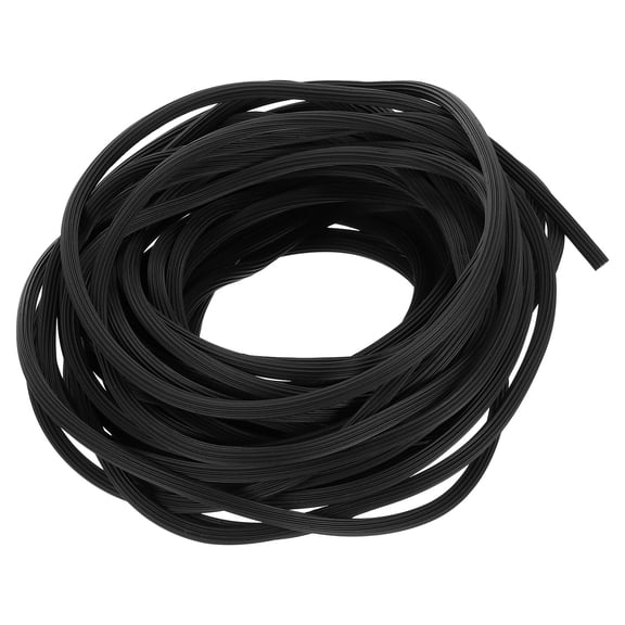 REGALWOVEN TPE Screen Spline, 0.2"x39.4ft Round Window Screen Repair Retainer Spline Black