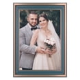 thumbnail image 1 of REGALWOVEN Tabletop Picture Frame for Photo, Modern Poster Frame for Wall Hanging Photo Frames Green 5x7, 1 of 5