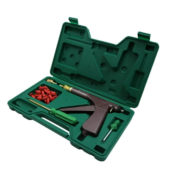 Unique Bargains Tire Plugger Tubeless Car Vacuum Tyre Repair Tool Kit Without Glue 1set