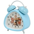 thumbnail image 1 of REGALWOVEN Triangle Shape Mechanical Alarm Clock, Loud Alarms, Cute Animals Pattern for Teens and Heavy Sleepers Blue 4.4"L x 2.2"W x 3.4"H, 1 of 5