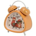 thumbnail image 1 of REGALWOVEN Triangle Shape Mechanical Alarm Clock, Loud Alarms, Cute Animals Pattern for Teens and Heavy Sleepers Orange 4.4"L x 2.2"W x 3.4"H, 1 of 5