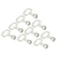 thumbnail image 1 of REGALWOVEN Triangle Socket Spanner Key, 8 Pack Electrical Cabinet Gas Water Meter Switch Key, Silver, 1 of 5