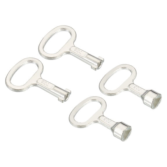 REGALWOVEN Triangle and Key Shape Socket Spanner Key for Electrical Cabinet 4Pcs