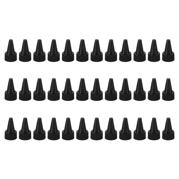 REGALWOVEN Twist Bottle Caps for Precise Dispensing and Secure Sealing in Various Applications Black 28mm