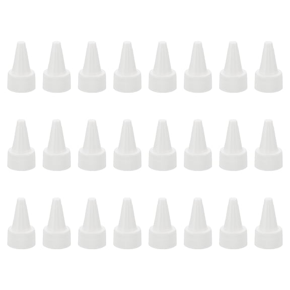 REGALWOVEN Twist Bottle Caps for Precise Dispensing and Secure Sealing in Various Applications White 28mm