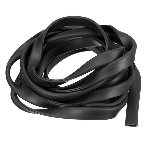 REGALWOVEN U Channel Edge Trim, Rubber Guard Seal Strip Edge Protector Fit for Edge 15/64"x 19/32"x 11.5ft
