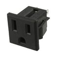 thumbnail image 1 of REGALWOVEN US Plug 125V 15A Panel Mount Outlet Power Socket Black, 1 of 1