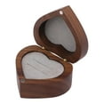 thumbnail image 1 of REGALWOVEN Velvet Ring Box for Proposal, Wedding, Ceremony, Jewelry Ring Box Storage 1 PC Ring Holder Box Light Brown 2*2*1.3in, 1 of 5