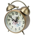 thumbnail image 1 of REGALWOVEN Vintage Mechanical Alarm Clock, Retro Metal Casing, Loud Bell Ring, Ideal for Bedroom Nightstand Butterfly Pattern 4.6"L x 2.2"W x 6.1"H, 1 of 6