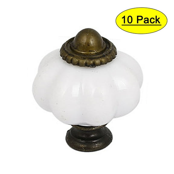 REGALWOVEN Vintage Style Door Knobs Furniture Drawer Cupboard Kitchen Pull Handle 10Pcs