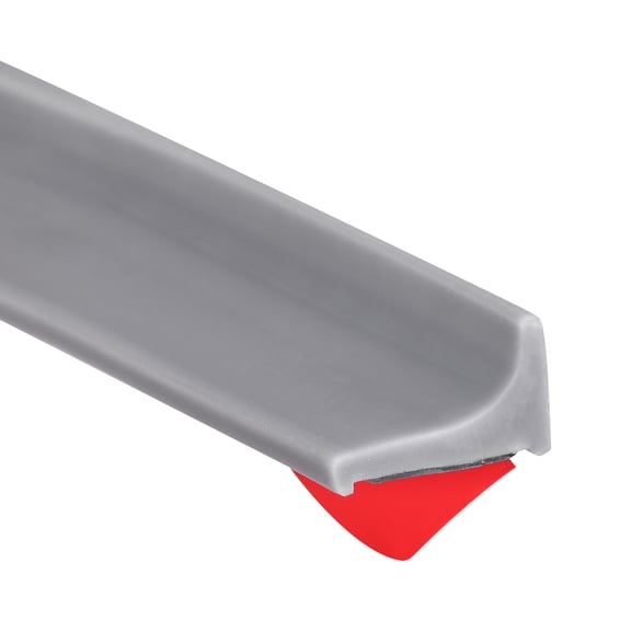 REGALWOVEN Water Barrier for Sink, Water Stopper Shower Barrier Water Blocker Grey 67Inch