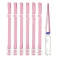 thumbnail image 1 of REGALWOVEN Water Bottle Lanyard, Holder Strap with Ring Buckle Clips for Outdoor Hiking Pink/White, 1 of 5