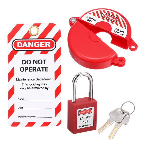 REGALWOVEN Water Spigot Lock, Gate Valve Lockout Device Outdoor Faucet Lock 2-1/2" to 5"