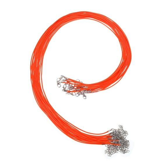 REGALWOVEN Waxed Necklace Cord Bulk Black Necklace String Rope Dark Yellow 1.5mm