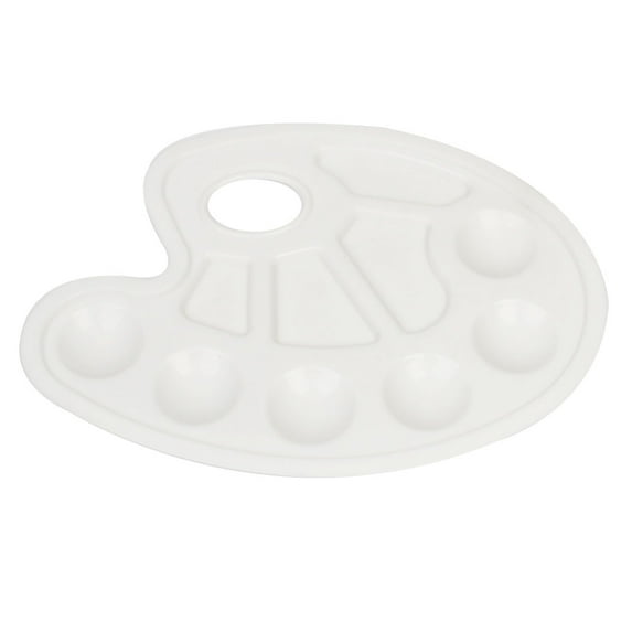 REGALWOVEN White Plastic Watercolor Mixing Tray Palette for Artist