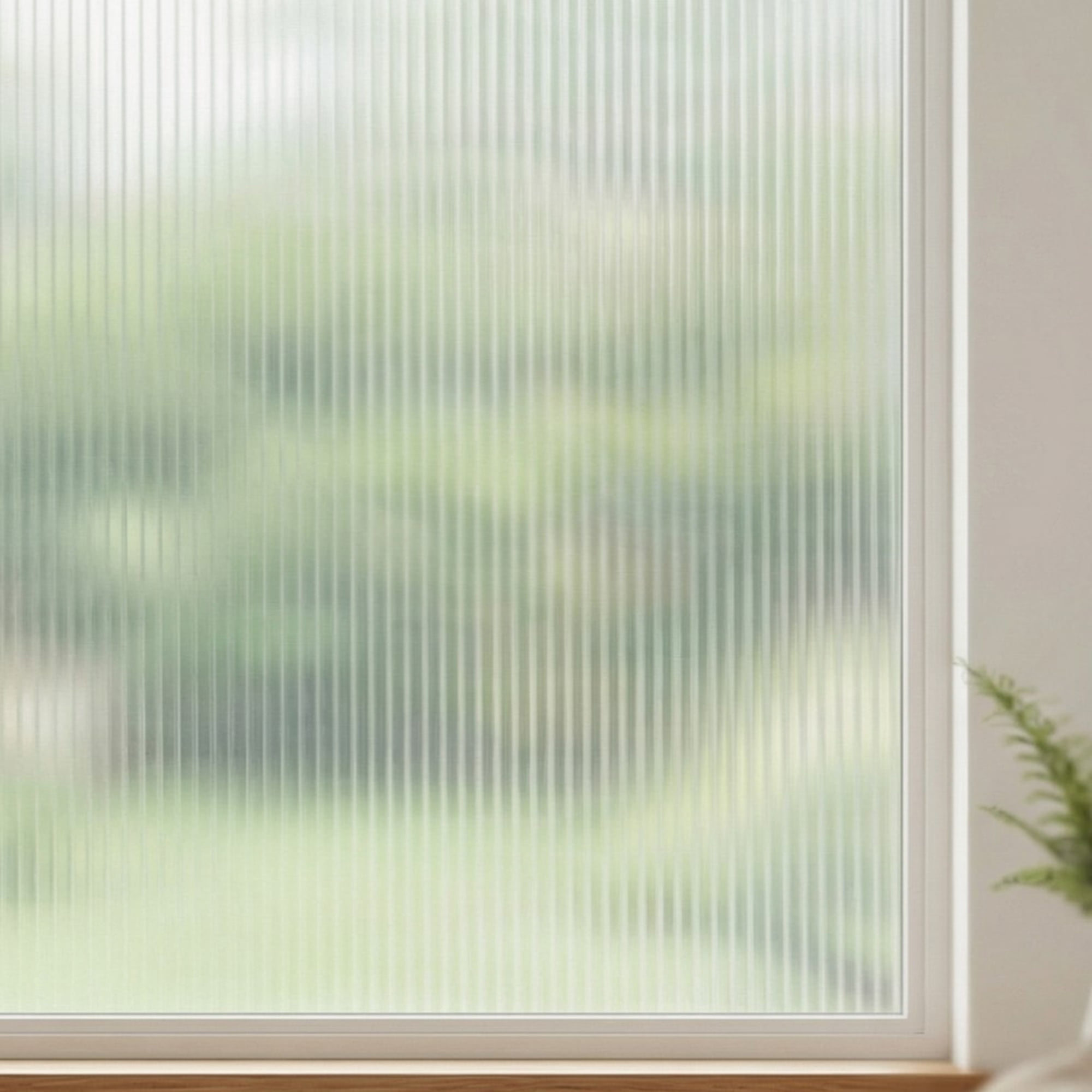 REGALWOVEN Window Privacy Film Frosted Glass Film, Decorative, Static Cling Frosted Window Clings for Home Bathroom Door Coverings White 39.4 x 23.6 Inch
