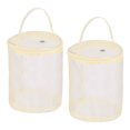 thumbnail image 1 of REGALWOVEN Yarn Storage Bag, Portable Crochet Knitting Bag Case Skein Ball Holder Beige, 1 of 5