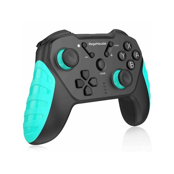 REGEMOUDAL WIRELESS PRO CONTROLLER COMPATIBLE WITH NINTENDO SWITCH - BLACK/BLUE