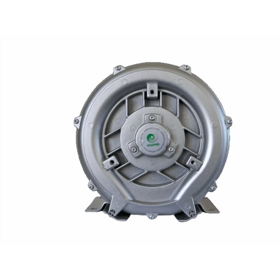REGENERATIVE BLOWER; Air Blower, 0.67Hp, 220V/1Ph, 57CFM, 1-1/4" In/Out, Goorui-USA GHBH 0D5 12 1R2