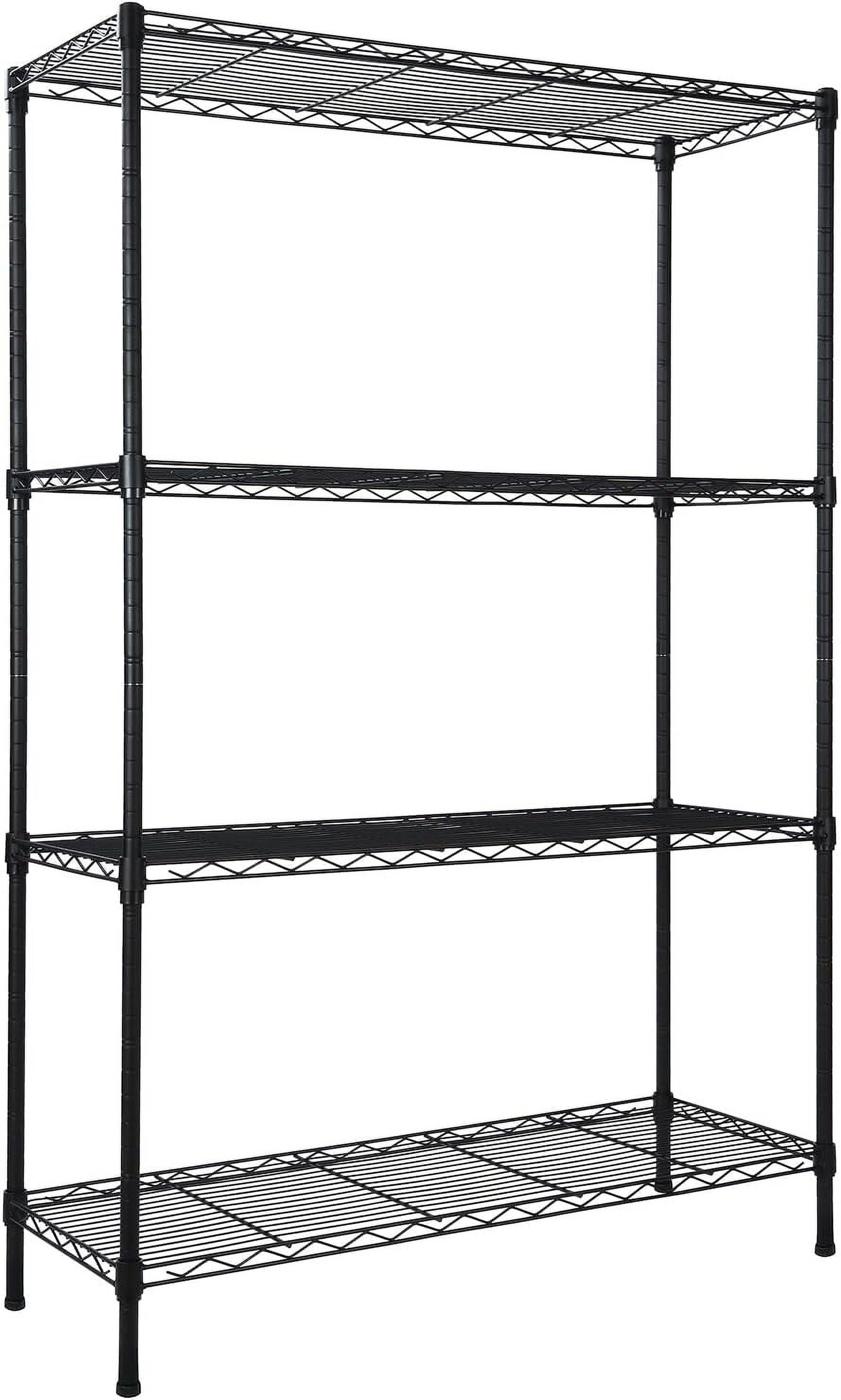 REGILLER 4Wire Shelving Metal Storage Rack Adjustable Shelves,Standing