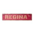 thumbnail image 1 of REGINA Vintage Plastic Street Sign Childrens Name Room Sign | Indoor/Outdoor |  24" Wide, 1 of 4