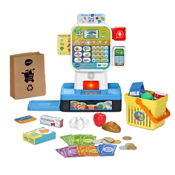 VTech Interactive Play Cash Register for Preschool Math Skills
