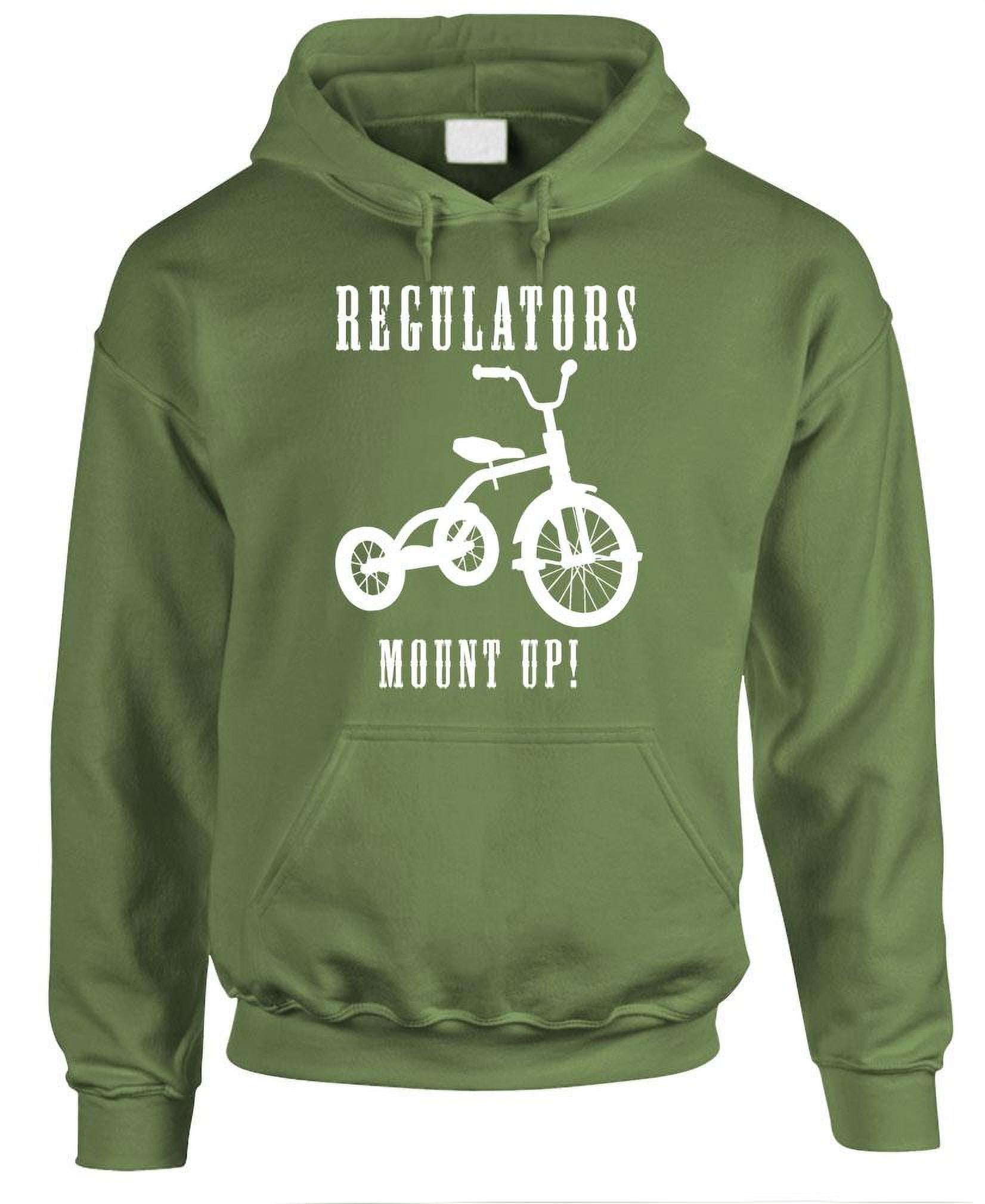 REGULATORS MOUNT UP Fleece Pullover Hoodie, Military, Small