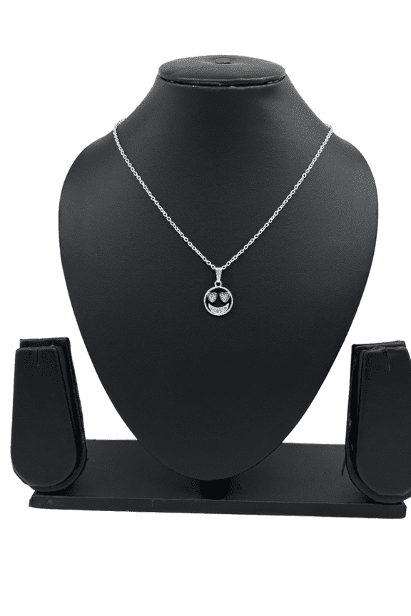 Smiley Pendant Cute Trendy Emoji Necklace Charm for women