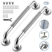 REHAND 16" Grab Bars for Shower,2 Pack Non-Slip Wall Mount Polished Stainless Steel Bathroom Safety Handles,450 lb Capacity