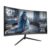 REHISK 27 بوصة 2 K 165 هرتز رصد الألعاب IPS HDR10 FreeSync بريميوم، 99% sRGB، 2560 &times; 1440 انخفاض الضوء الأزرق سطح المكتب الألعاب مراقب الكمبيوتر