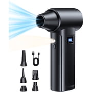 REHOTTOP Cordless Air Duster, 200000RPM Electric Dust Blower with Brushless Motor, 4 Gear Adjustable Jet Dry Blower, Air Blower for Computer, Keyboard, House, Pet and Car