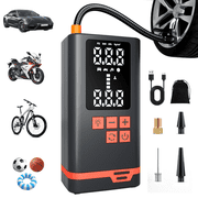 REHOTTOP Portable Air Compressor 160 PSI, Cordless Tire Inflator with Auto Shutoff, Air Pump for Car, Bike, Motorcycle, Balls