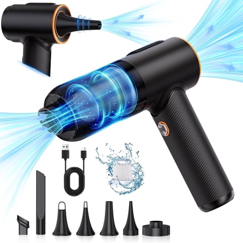 REHOTTOP Portable Car Vacuum, Handheld Vacuum Cleaner with Brushless Motor, Car Handheld Vacuum for Home, Car, Office