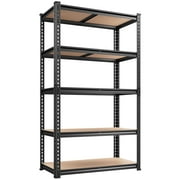 REIBII 2050LBS 5-Tier Adjustable Storage Shelf Units for Garage Heavy Duty,35.6"Lx16"Wx72"H