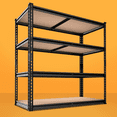 thumbnail image 1 of REIBII 4-Shelf Garage Shelving Freestanding Shelves Adjustable Steel Storage Shelf Unit，1800LBS, 1 of 7