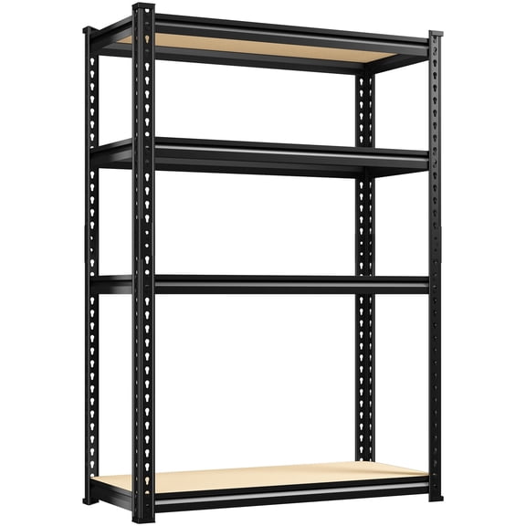 REIBII 4 Tier Garage Shelves for Storage Shelving Adjustable Units 56.7"H Heavy Duty Shelf