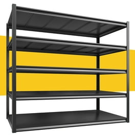 Fesbos Heavy Duty 5 Tier Garage Storage Shelves Adjustable Metal Shelf Unit for Kitchen Basement Warehouse Walmart