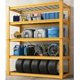 thumbnail image 1 of REIBII 40" Wide Metal Garage Storage Shelves Unit 5 Tier Heavy Duty 2000lbs Rack,Orange, 1 of 8