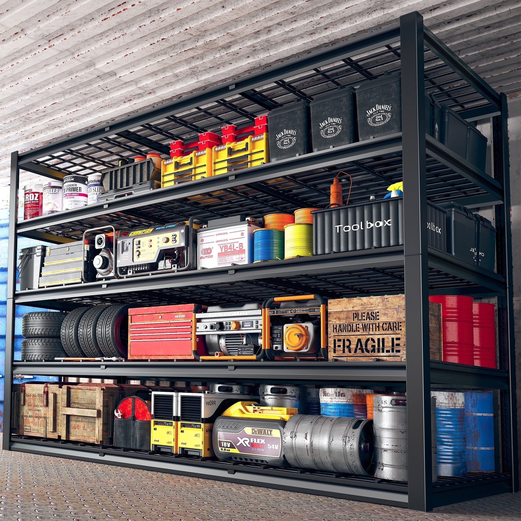 パックマンGALVANIZED SHELF DOUBLE 1430 REIBII 60
