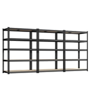 REIBII 72H Storage Shelves Units 5 Tier Garage Shelves Heavy Duty 2010LBS,35.5W x 15.8D,3 Packs