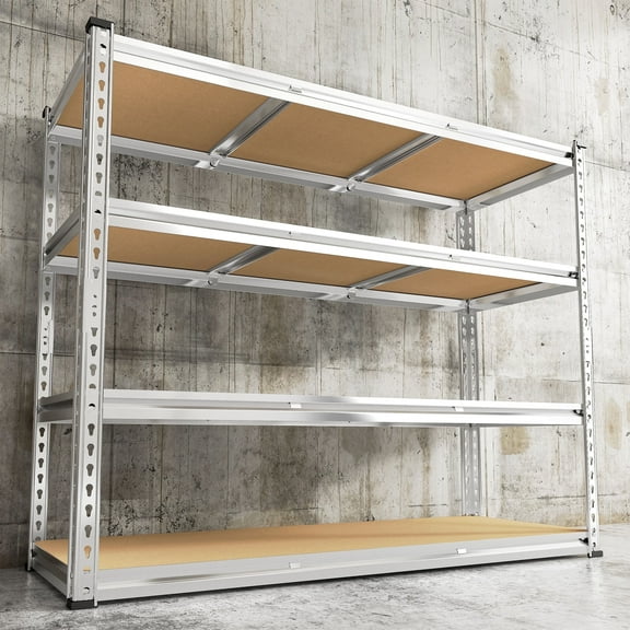 REIBII Adjustable Steel Garage Storage Shelf,48"W x 18"D x 60"H,2000 LBS