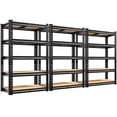 thumbnail image 1 of REIBII Storage Shelves Unit 5 Tier Adjustable Metal Shelving for Garage,12"D x 28"W x 60"H, 3-Pack, 1 of 10