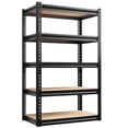 thumbnail image 1 of REIBII Storage Shelves Unit 5 Tier Adjustable Metal Shelving for Garage,12"D x 28"W x 60"H, 1 of 8